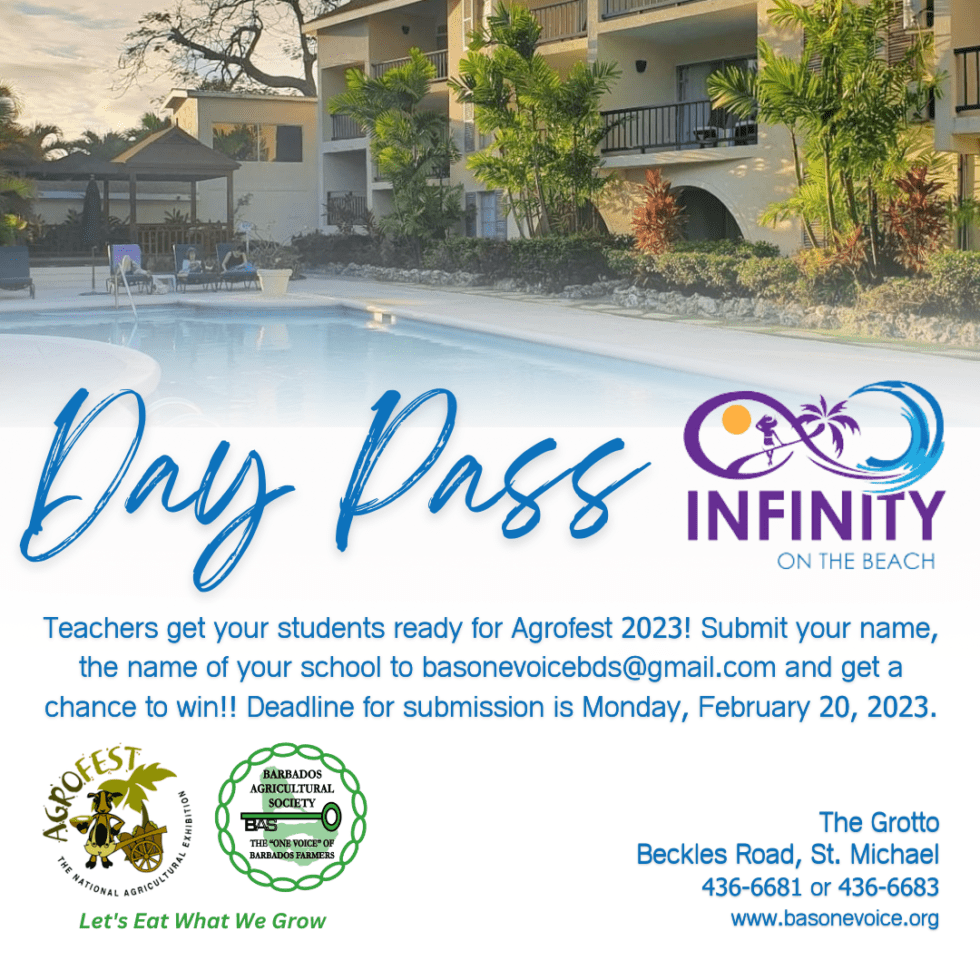 Infinity Day Pass Barbados Agricultural Society Agrofest 2024