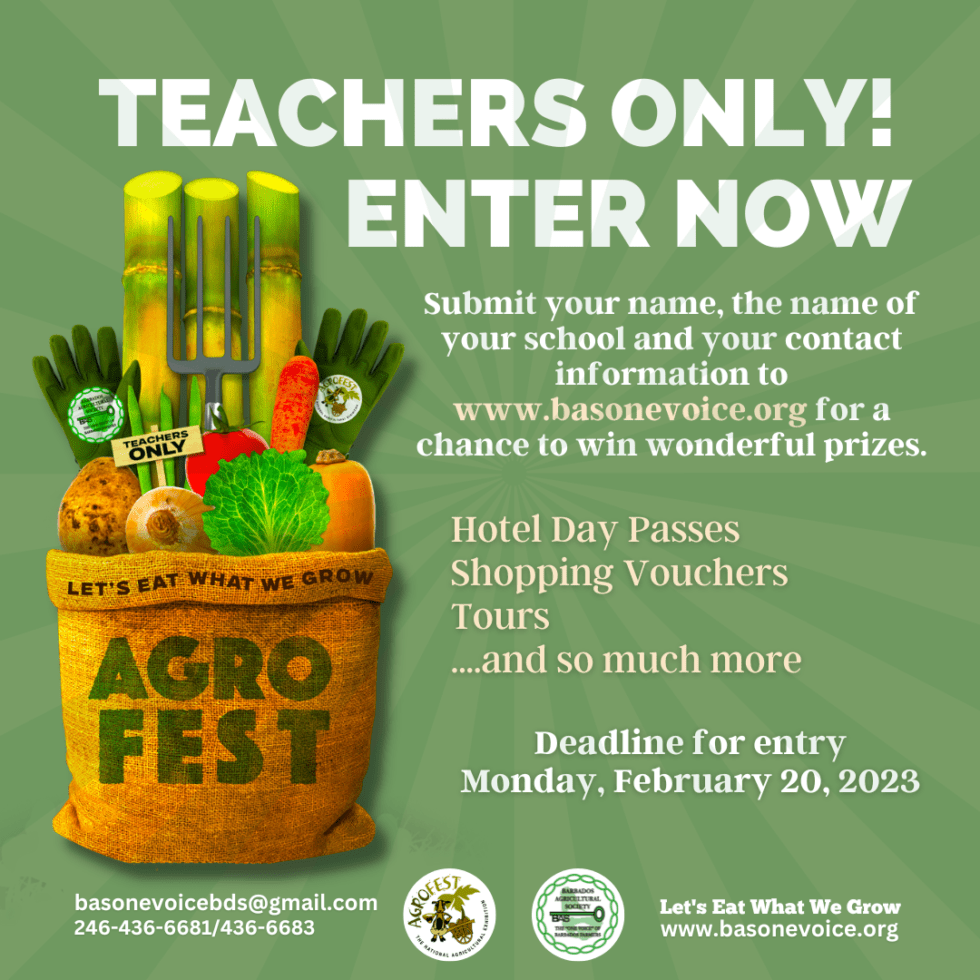 Teachers Only Competition Barbados Agricultural Society Agrofest 2024   Teachers Only Competition  980x980 